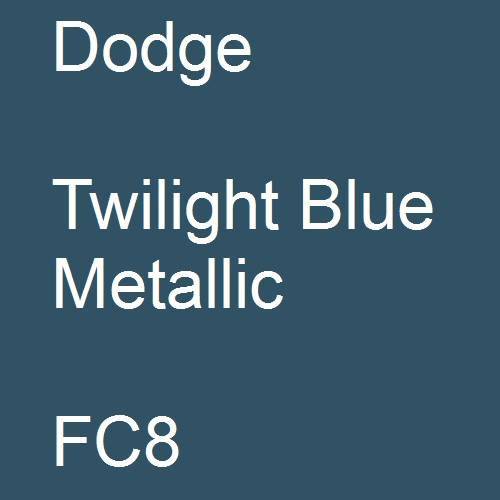 Dodge, Twilight Blue Metallic, FC8.